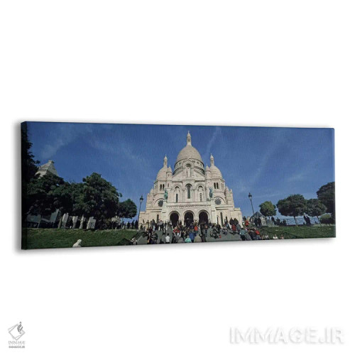 تابلو دکوراتیو Basilique Du Sacre Coeur, Montmartre, Paris, Ile-de-Fra… اثر پانورامیک ایمجز - نمای پرسپکتیو محصول