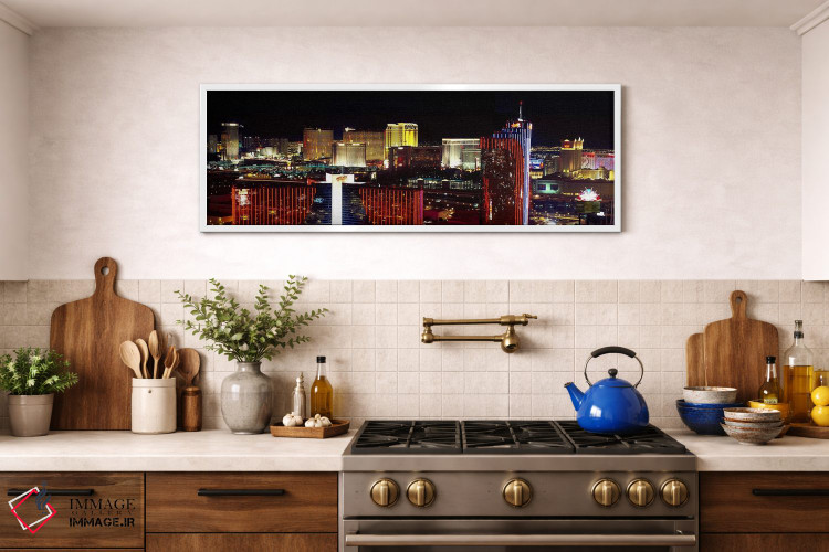 تابلو دکوراتیو Las Vegas, Clark County, Nevada, USA 2011,نمای بالا از… اثر پانورامیک ایمجز - D1W