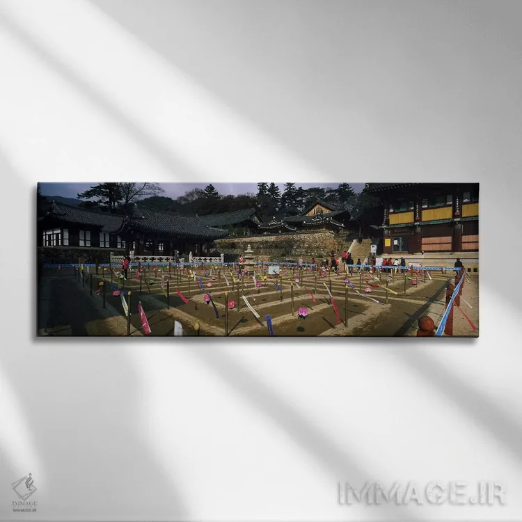 تابلو دکوراتیو Haeinsa Temple, Kayasan Mountains, Gyeongsang Province… اثر پانورامیک ایمجز - نمای روبهرو روی دیوار