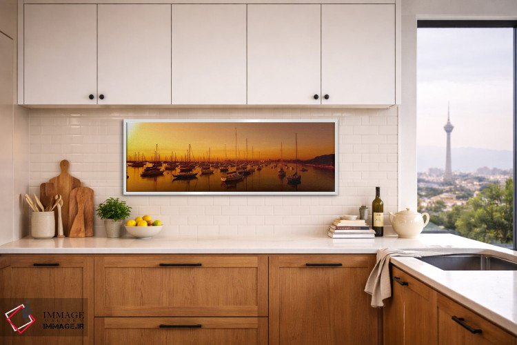 تابلو دکوراتیو Chicago River, Chicago, Cook County, Illinois, USA,قایق… اثر پانورامیک ایمجز - D3W