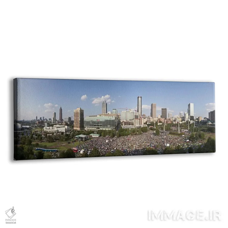 تابلو دکوراتیو Centennial Olympic Park, Atlanta, Georgia, USA,جشن چهار… اثر پانورامیک ایمجز - نمای پرسپکتیو محصول