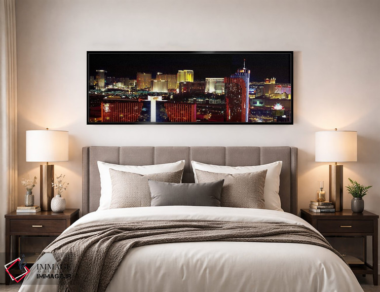 تابلو دکوراتیو Las Vegas, Clark County, Nevada, USA 2011,نمای بالا از… اثر پانورامیک ایمجز - D5B