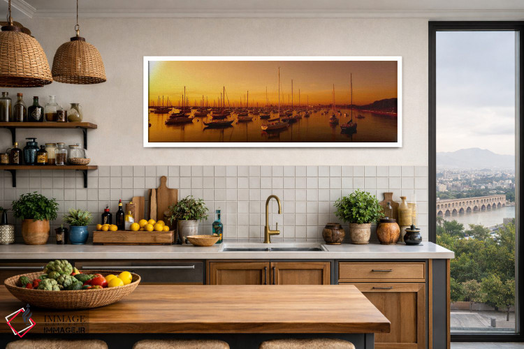 تابلو دکوراتیو Chicago River, Chicago, Cook County, Illinois, USA,قایق… اثر پانورامیک ایمجز - D4W