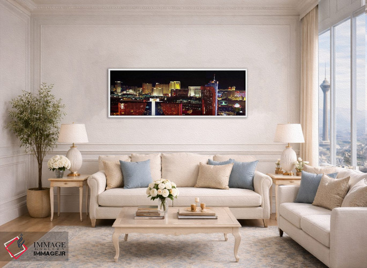 تابلو دکوراتیو Las Vegas, Clark County, Nevada, USA 2011,نمای بالا از… اثر پانورامیک ایمجز - D4W