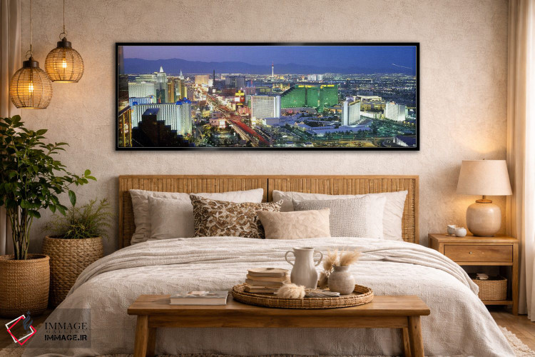 تابلو دکوراتیو Las Vegas, Clark County, Nevada, USA #2,ساختمان های روش… اثر پانورامیک ایمجز - D5B