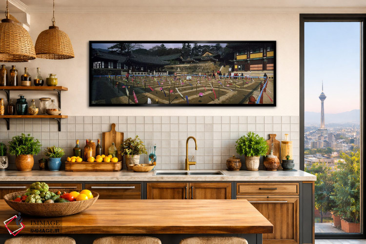 تابلو دکوراتیو Haeinsa Temple, Kayasan Mountains, Gyeongsang Province… اثر پانورامیک ایمجز - D2B