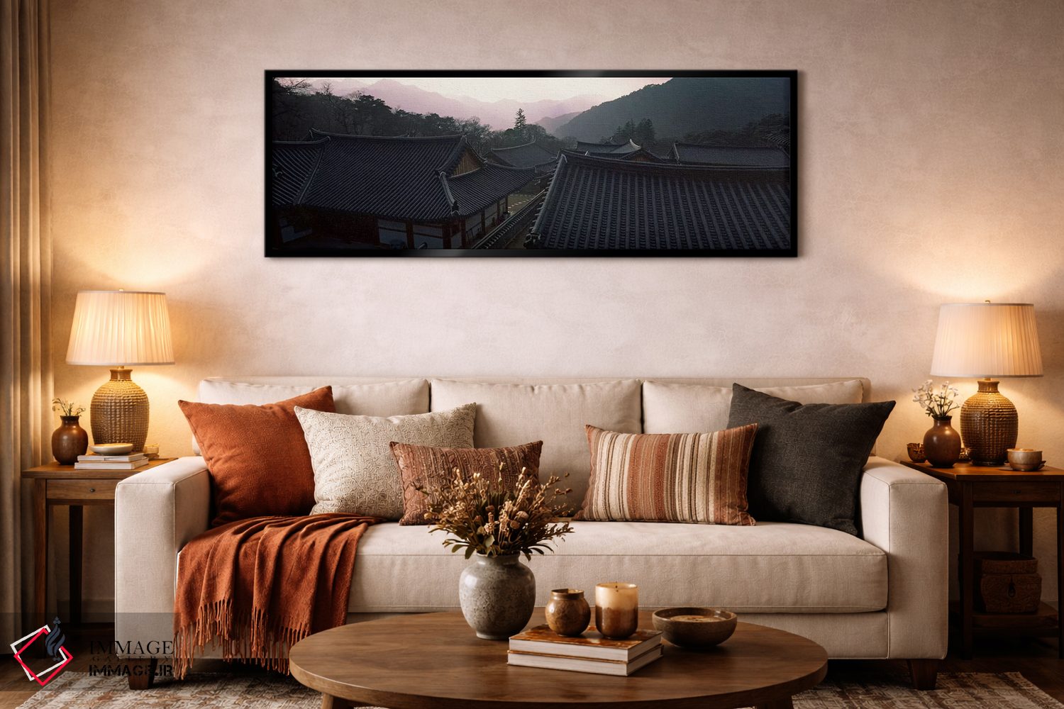 تابلو دکوراتیو Kayasan Mountains, Haeinsa Temple, Gyeongsang Province… اثر پانورامیک ایمجز - D4B