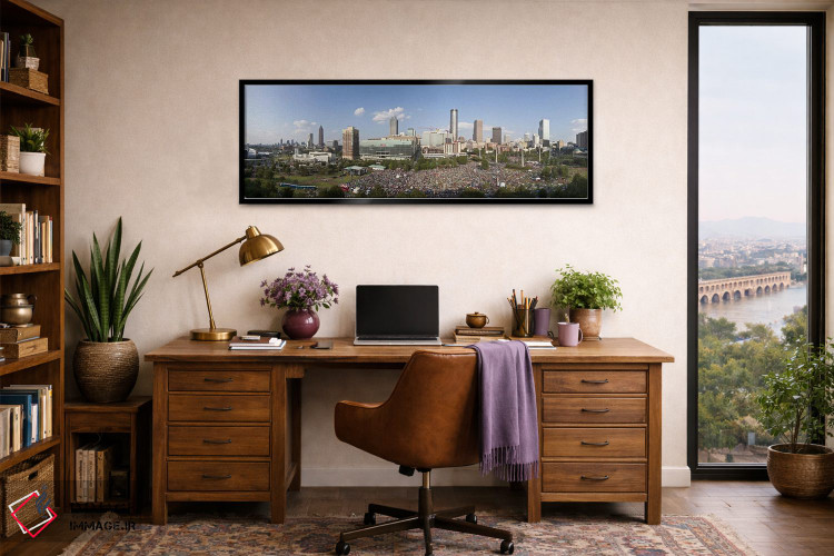 تابلو دکوراتیو Centennial Olympic Park, Atlanta, Georgia, USA,جشن چهار… اثر پانورامیک ایمجز - D2B