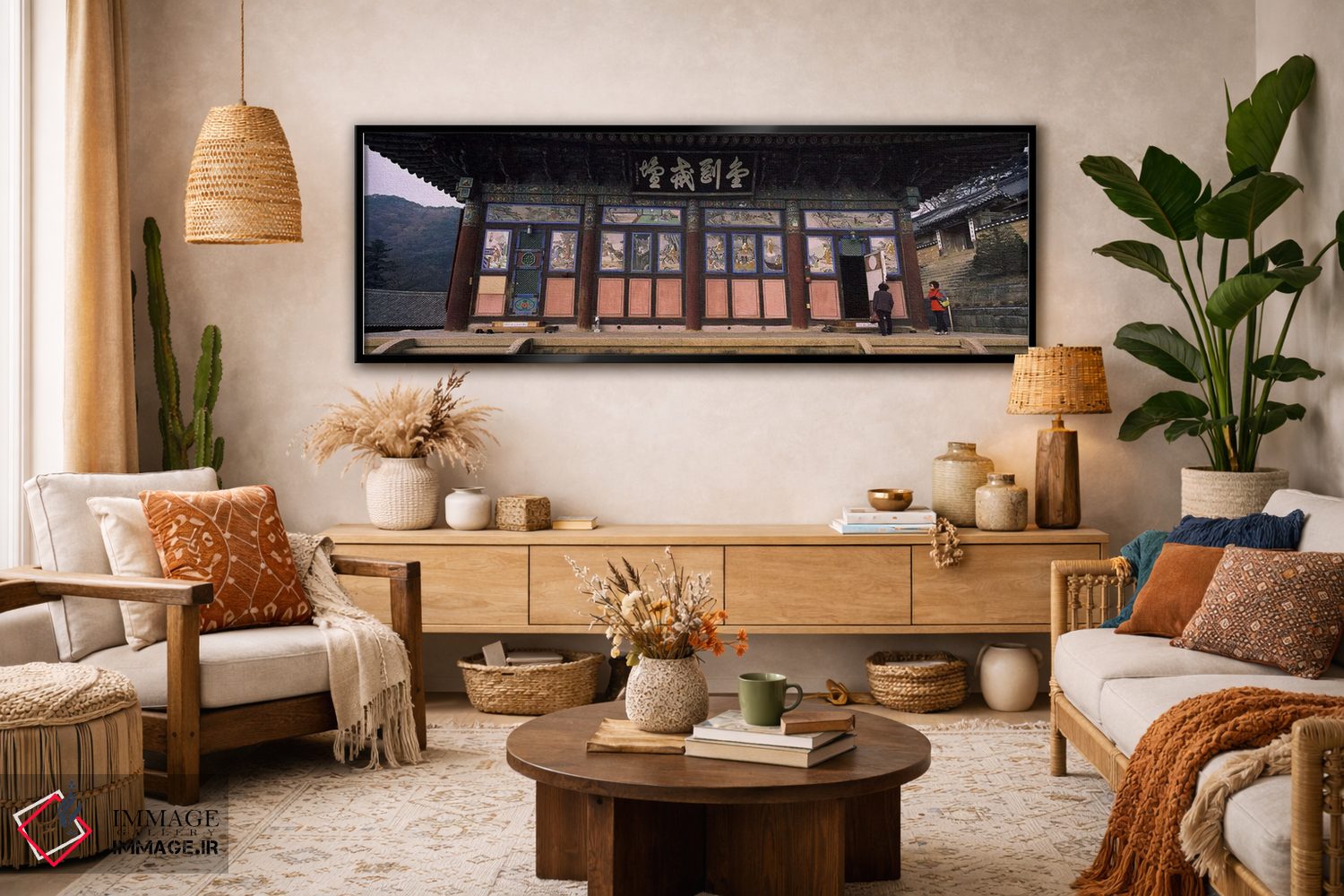 تابلو دکوراتیو Kayasan Mountains, Haeinsa Temple, Gyeongsang Province… اثر پانورامیک ایمجز - D3B