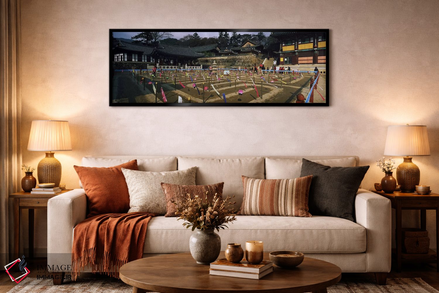 تابلو دکوراتیو Haeinsa Temple, Kayasan Mountains, Gyeongsang Province… اثر پانورامیک ایمجز - D5B