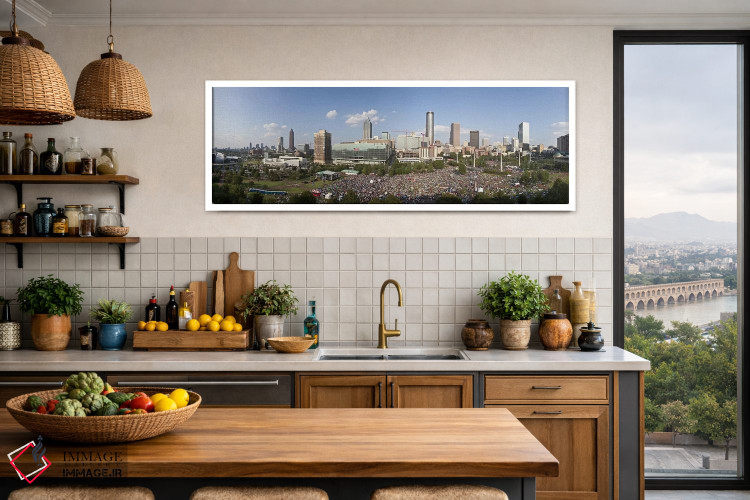 تابلو دکوراتیو Centennial Olympic Park, Atlanta, Georgia, USA,جشن چهار… اثر پانورامیک ایمجز - D3W