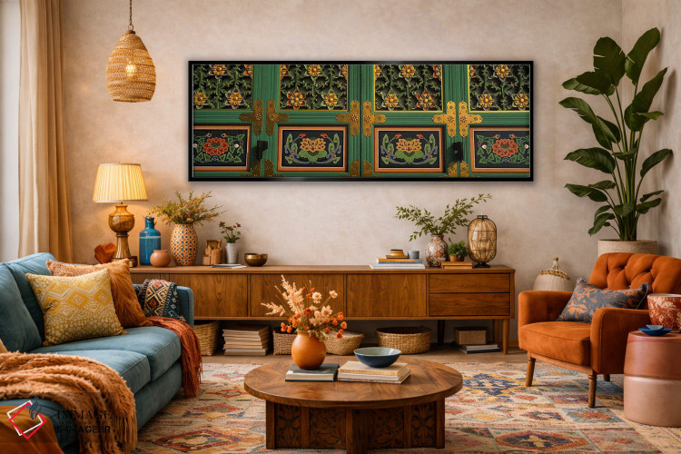 تابلو دکوراتیو Kayasan Mountains, Haeinsa Temple, Gyeongsang Province… اثر پانورامیک ایمجز - D3B