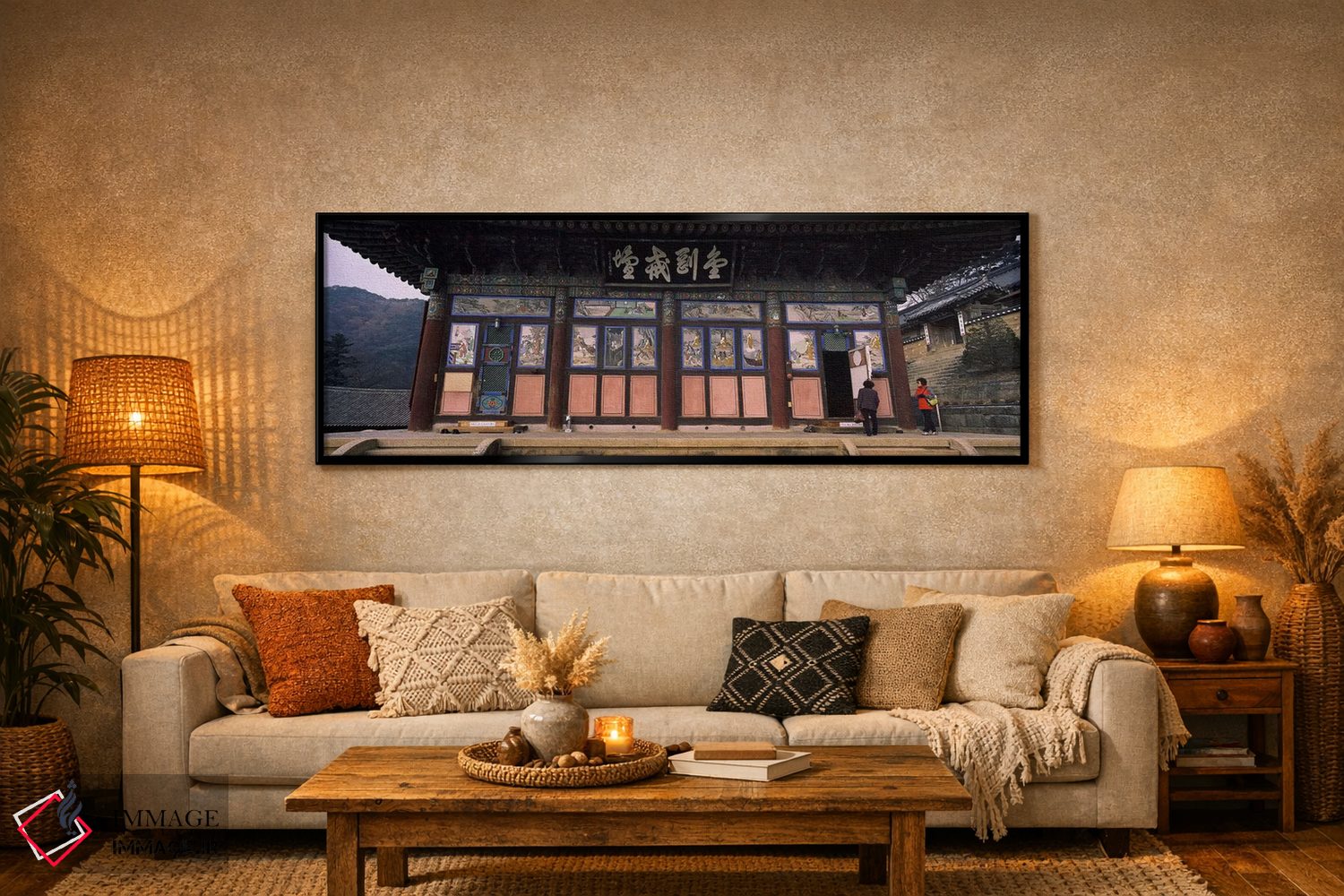 تابلو دکوراتیو Kayasan Mountains, Haeinsa Temple, Gyeongsang Province… اثر پانورامیک ایمجز - D6B