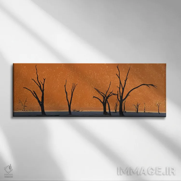 تابلو دکوراتیو Dead Vlei, Namib-Naukluft National Park, Namibia,درختان… اثر پانورامیک ایمجز - نمای روبهرو روی دیوار