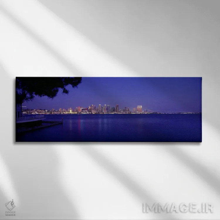 تابلو دکوراتیو San Diego, California, USA #6,ساختمان ها در کنار آب، سن… اثر پانورامیک ایمجز - نمای روبهرو روی دیوار