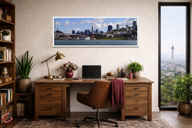 تابلو دکوراتیو Coit Tower, Telegraph Hill, San Francisco, California… اثر پانورامیک ایمجز - D1W