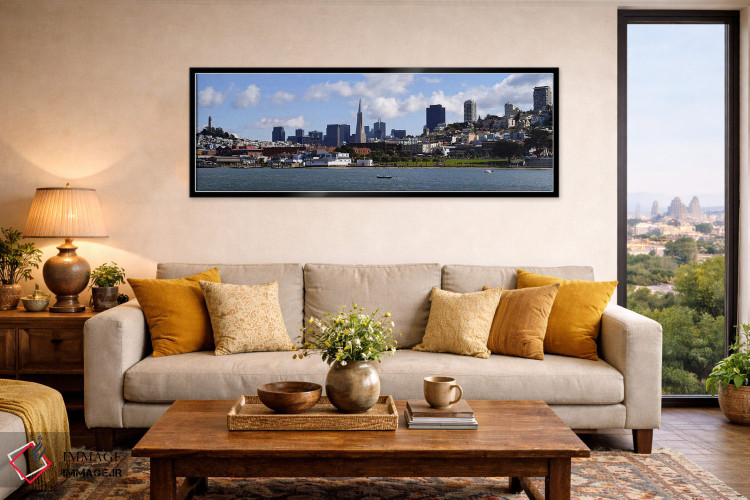 تابلو دکوراتیو Coit Tower, Telegraph Hill, San Francisco, California… اثر پانورامیک ایمجز - D6B