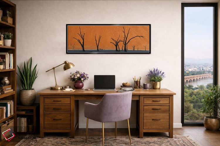 تابلو دکوراتیو Dead Vlei, Namib-Naukluft National Park, Namibia,درختان… اثر پانورامیک ایمجز - D1B