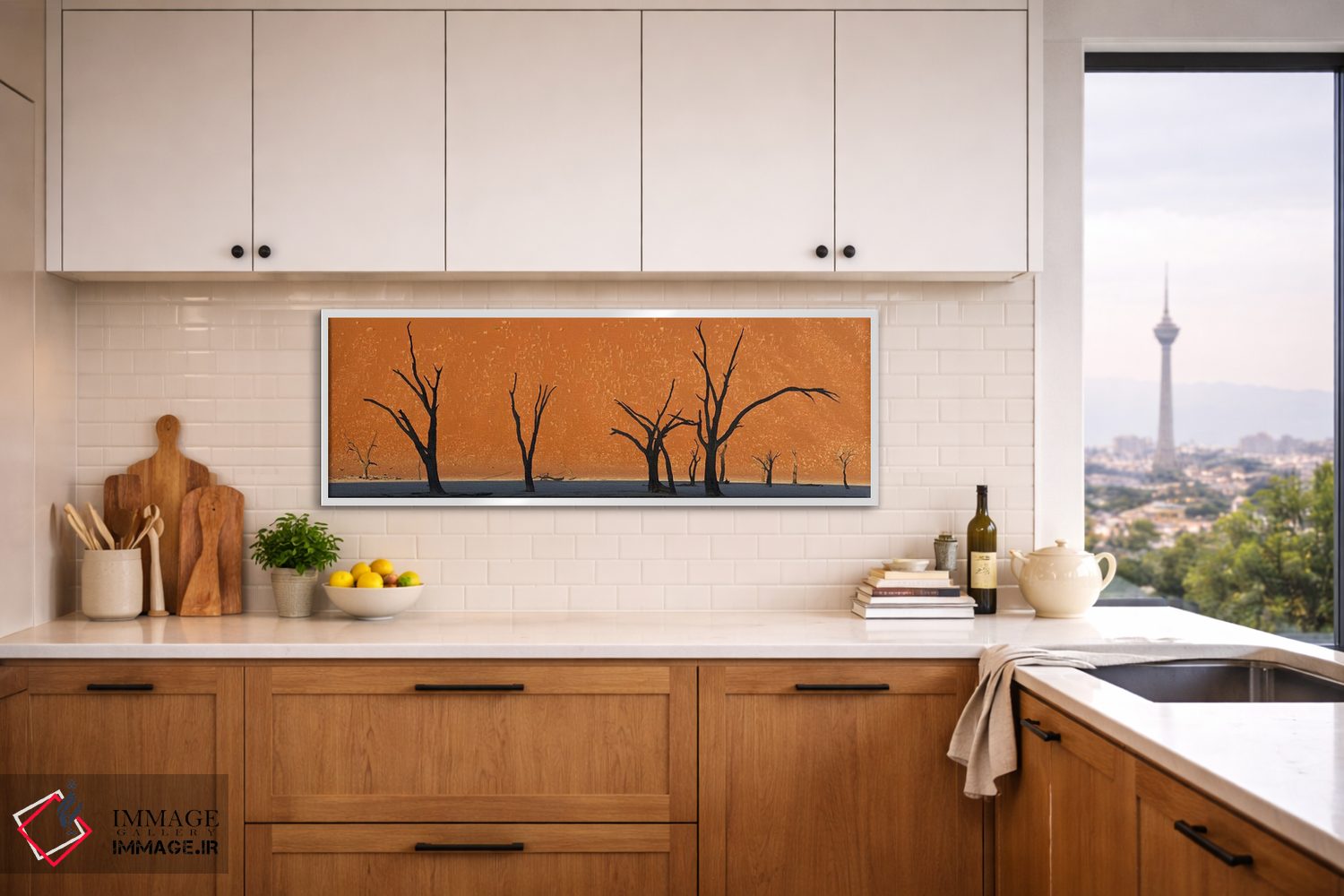 تابلو دکوراتیو Dead Vlei, Namib-Naukluft National Park, Namibia,درختان… اثر پانورامیک ایمجز - D2W