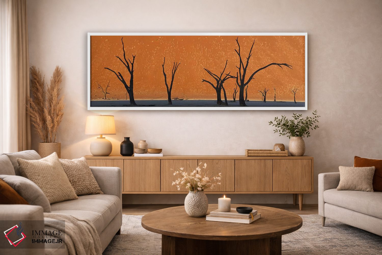 تابلو دکوراتیو Dead Vlei, Namib-Naukluft National Park, Namibia,درختان… اثر پانورامیک ایمجز - D4W