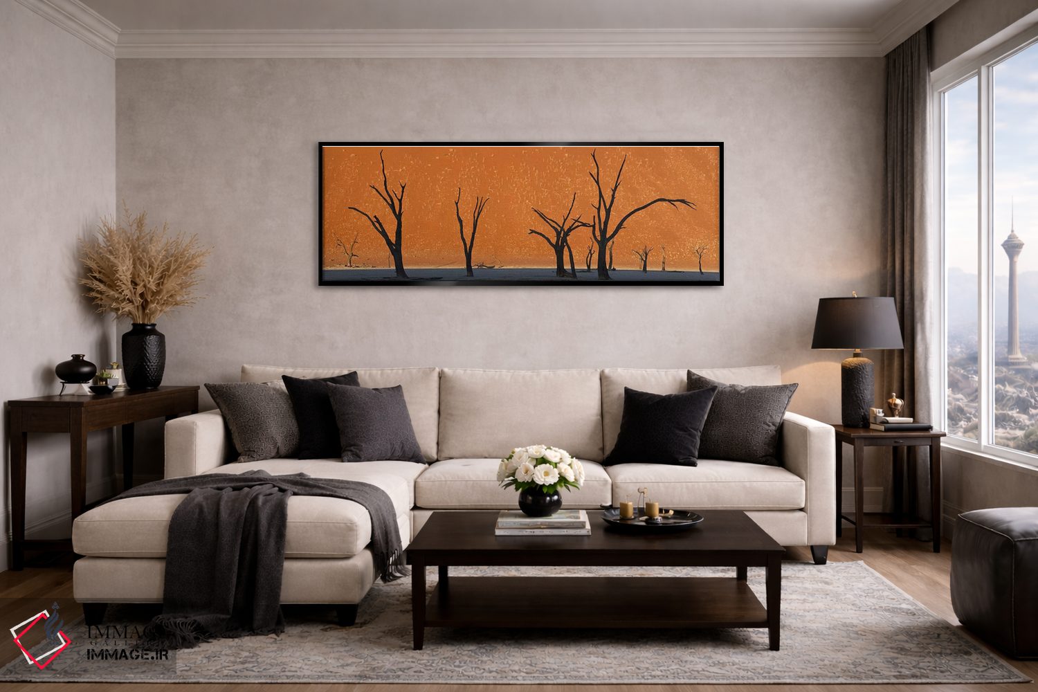 تابلو دکوراتیو Dead Vlei, Namib-Naukluft National Park, Namibia,درختان… اثر پانورامیک ایمجز - D6B