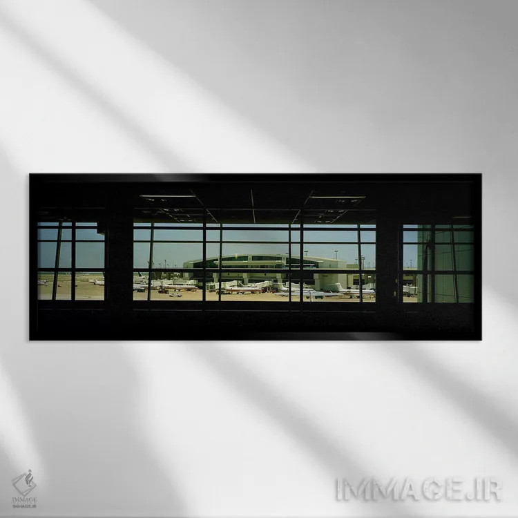 تابلو دکوراتیو Dallas Fort Worth International Airport, Dallas, Texas… اثر پانورامیک ایمجز - نمای قابدار مشکی