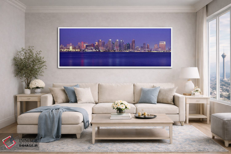 تابلو دکوراتیو San Diego, California, USA #7,ساختمان ها در کنار آب، سن… اثر پانورامیک ایمجز - D4W