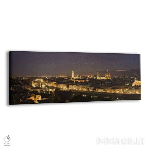 تابلو دکوراتیو Ponte Vecchio, Arno River, Duomo Santa Maria Del Fiore… اثر پانورامیک ایمجز - نمای پرسپکتیو محصول