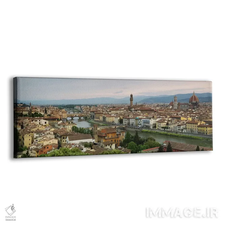 تابلو دکوراتیو Ponte Vecchio, Arno River, Duomo Santa Maria Del Fiore… اثر پانورامیک ایمجز - نمای پرسپکتیو محصول
