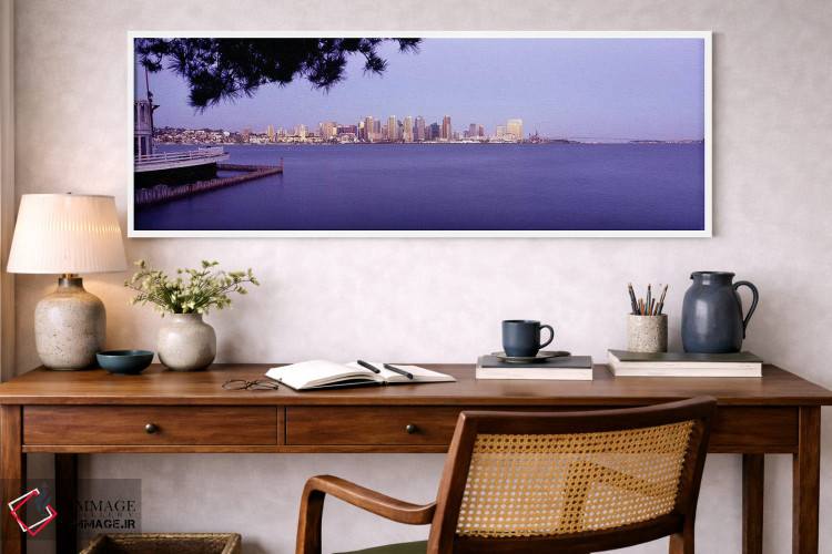 تابلو دکوراتیو San Diego, California, USA #8,ساختمان ها در کنار آب، سن… اثر پانورامیک ایمجز - D1W