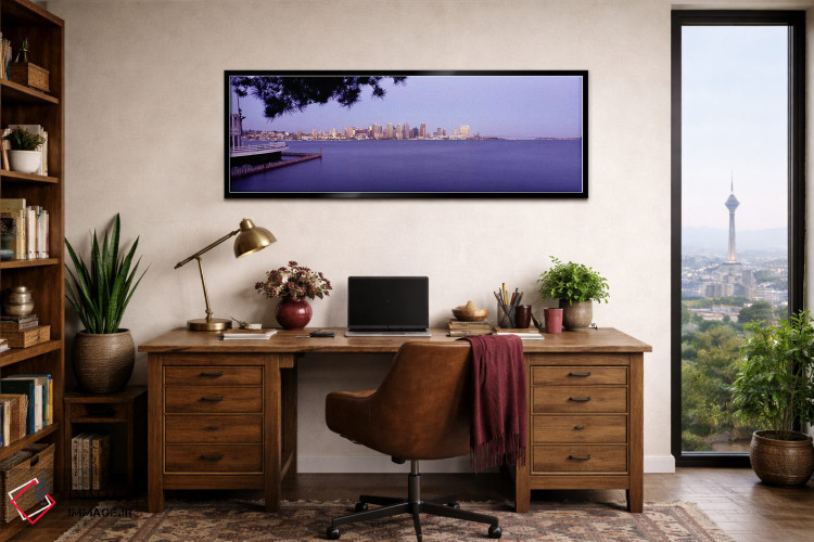 تابلو دکوراتیو San Diego, California, USA #8,ساختمان ها در کنار آب، سن… اثر پانورامیک ایمجز - D3B
