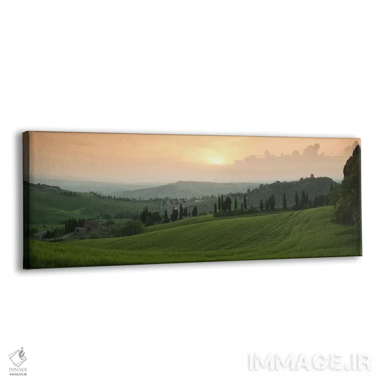 تابلو دکوراتیو Monticchiello, Val d'Orcia, Siena Province, Tuscany, It… اثر پانورامیک ایمجز - نمای پرسپکتیو محصول