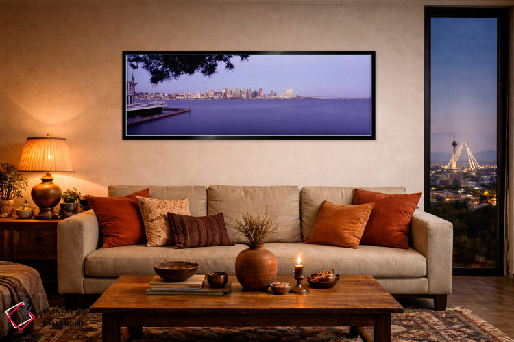 تابلو دکوراتیو San Diego, California, USA #8,ساختمان ها در کنار آب، سن… اثر پانورامیک ایمجز - D5B