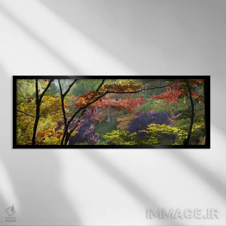 تابلو دکوراتیو Butchart Gardens, Brentwood Bay, Vancouver Island, Brit… اثر پانورامیک ایمجز - نمای قابدار مشکی