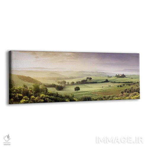 تابلو دکوراتیو San Quirico d'Orcia, Val d'Orcia, Siena Province, Tusca… اثر پانورامیک ایمجز - نمای پرسپکتیو محصول