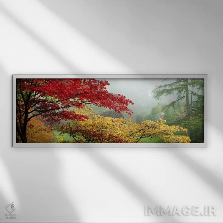 تابلو دکوراتیو Butchart Gardens, Brentwood Bay, Vancouver Island, Brit… اثر پانورامیک ایمجز - نمای قابدار سفید