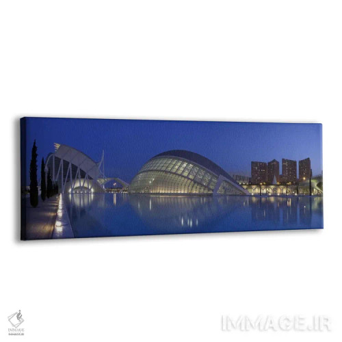 تابلو دکوراتیو Ciutat De Les Arts I Les Ciencies, Valencia, Spain,خانه… اثر پانورامیک ایمجز - نمای پرسپکتیو محصول
