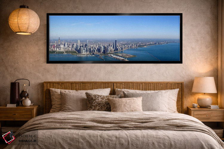 تابلو دکوراتیو Trump International Hotel And Tower, Willis Tower, Chic… اثر پانورامیک ایمجز - D5B