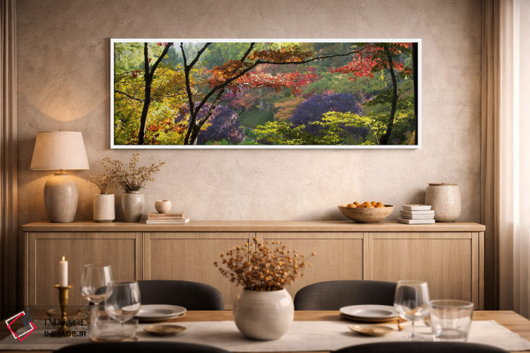 تابلو دکوراتیو Butchart Gardens, Brentwood Bay, Vancouver Island, Brit… اثر پانورامیک ایمجز - D1W