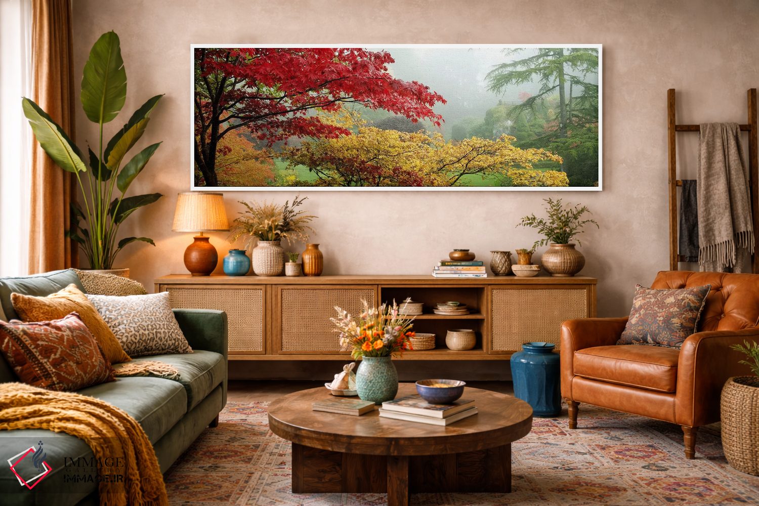 تابلو دکوراتیو Butchart Gardens, Brentwood Bay, Vancouver Island, Brit… اثر پانورامیک ایمجز - D2W