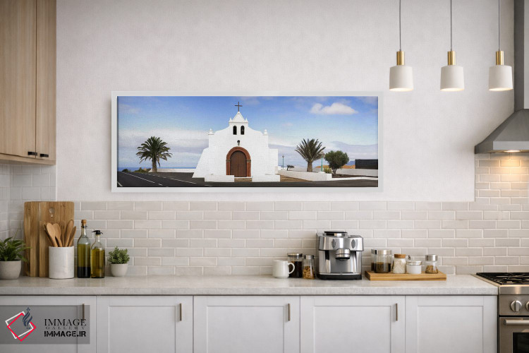 تابلو دکوراتیو Tiagua, Lanzarote, Canary Islands, Spain,نمازخانه روی ت… اثر پانورامیک ایمجز - D1W