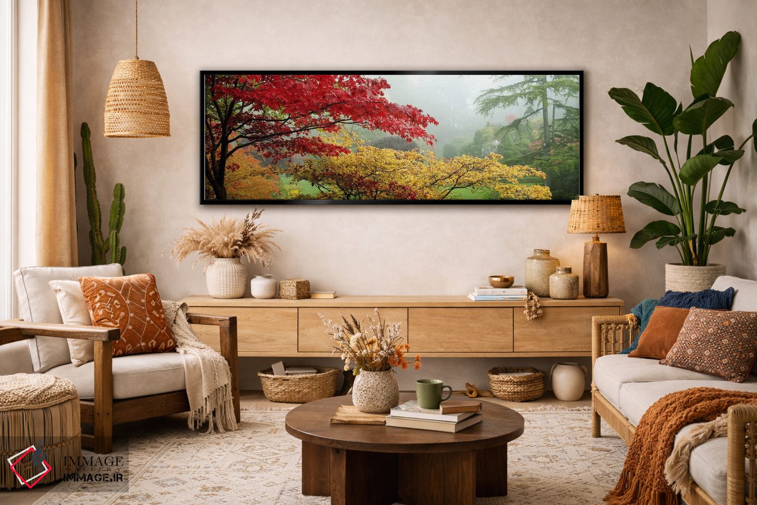 تابلو دکوراتیو Butchart Gardens, Brentwood Bay, Vancouver Island, Brit… اثر پانورامیک ایمجز - D4B