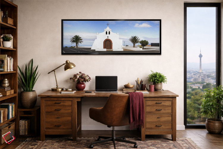 تابلو دکوراتیو Tiagua, Lanzarote, Canary Islands, Spain,نمازخانه روی ت… اثر پانورامیک ایمجز - D2B