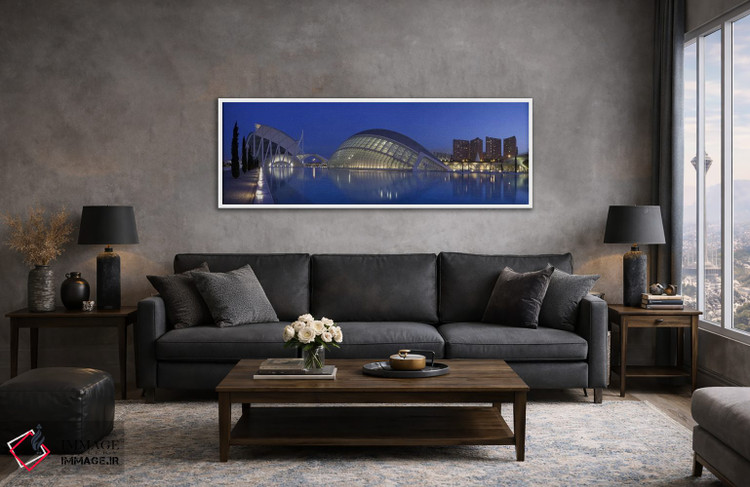تابلو دکوراتیو Ciutat De Les Arts I Les Ciencies, Valencia, Spain,خانه… اثر پانورامیک ایمجز - D4W