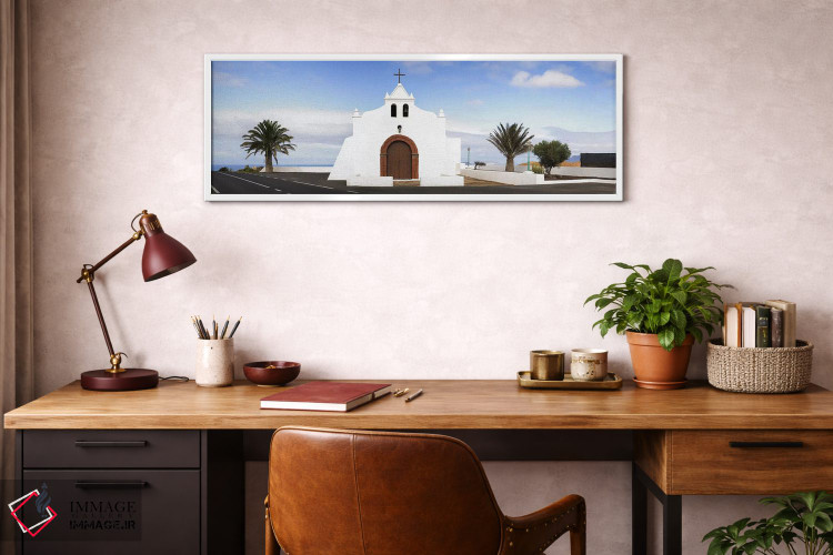 تابلو دکوراتیو Tiagua, Lanzarote, Canary Islands, Spain,نمازخانه روی ت… اثر پانورامیک ایمجز - D3W