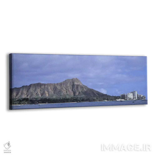 تابلو دکوراتیو Diamond Head, Honolulu, Oahu, Hawaii, USA,ساختمان ها با… اثر پانورامیک ایمجز - نمای پرسپکتیو محصول
