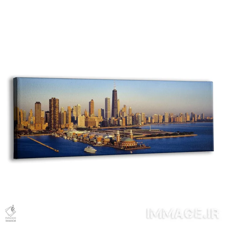 تابلو دکوراتیو Lake Michigan, Chicago, Cook County, Illinois, USA,نمای… اثر پانورامیک ایمجز - نمای پرسپکتیو محصول