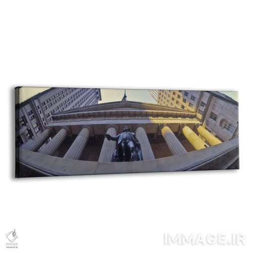 تابلو دکوراتیو New York Stock Exchange, Wall Street, Manhattan, New Yo… اثر پانورامیک ایمجز - نمای پرسپکتیو محصول
