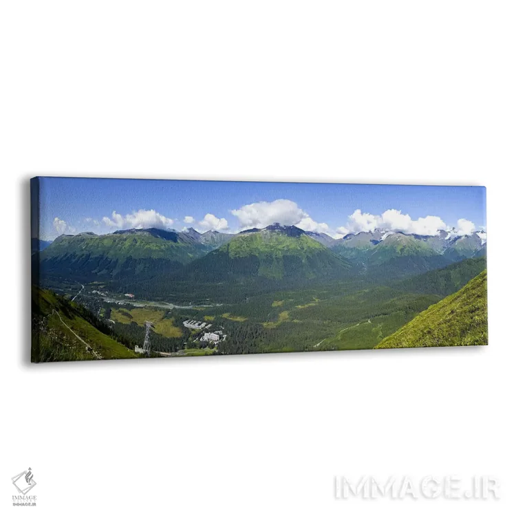 تابلو دکوراتیو Girdwood, Chugach Mountains, Anchorage, Alaska, USA,نما… اثر پانورامیک ایمجز - نمای پرسپکتیو محصول