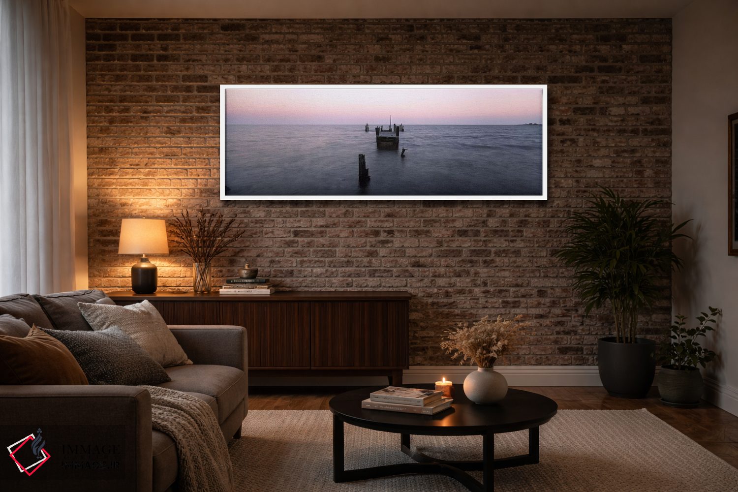 تابلو دکوراتیو Dilapidated Pier, North Point State Park, Edgemere, Bal… اثر پانورامیک ایمجز - D3W